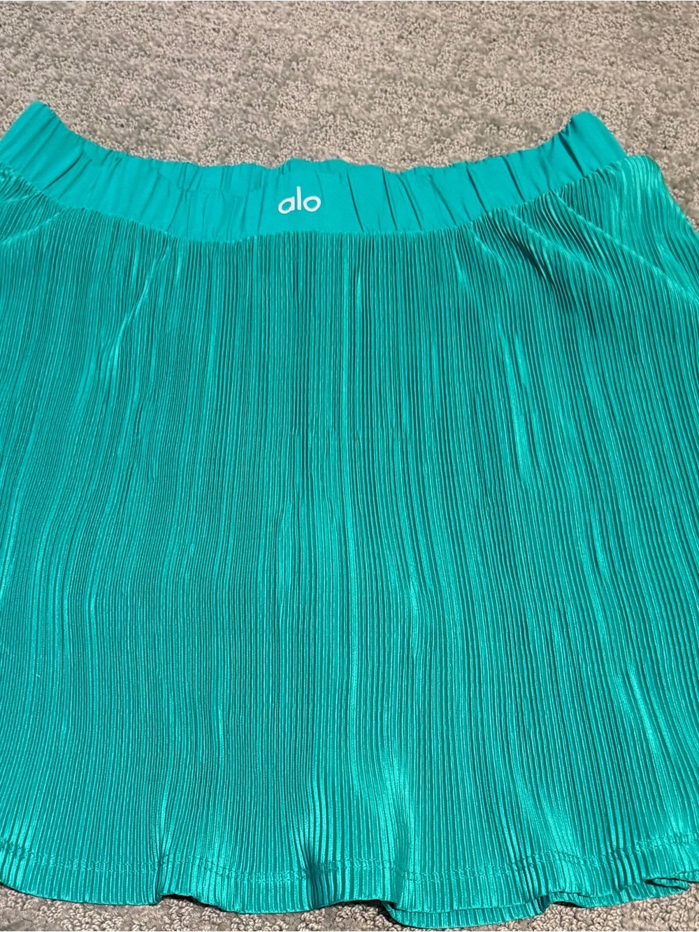 Alo Women's Micro Plisse tennis Skirt